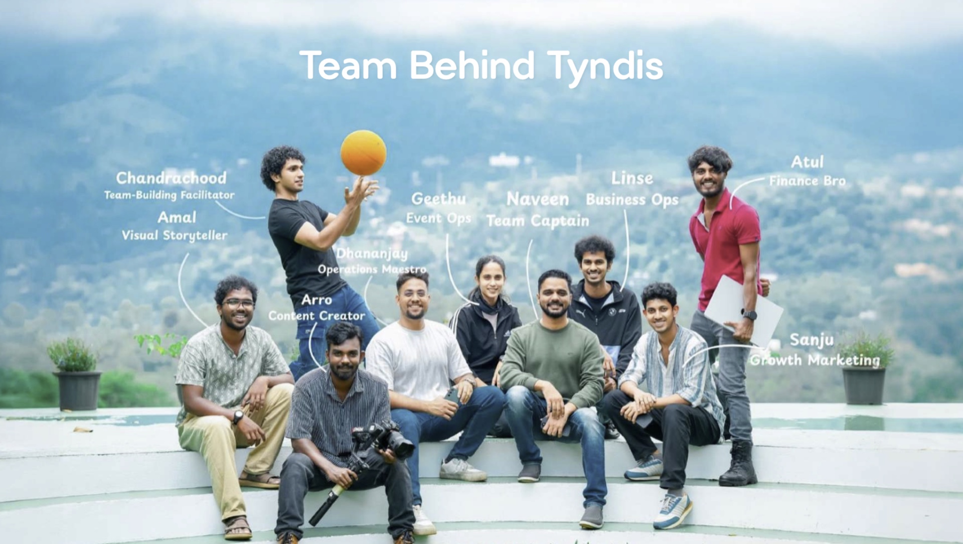 Team behind Tyndis in the hills